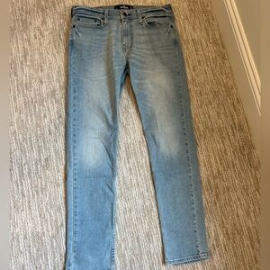 Hollister Men's Skinny Jeans in Light Blue